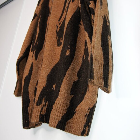 BNWT AW21 KENZO PLEAT CAMO SWEATER DRESS S - Picture 7 of 13